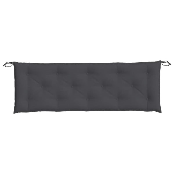 Gartenbank Auflagen Anthrazit Melange 150x50x7cm, 2er Set