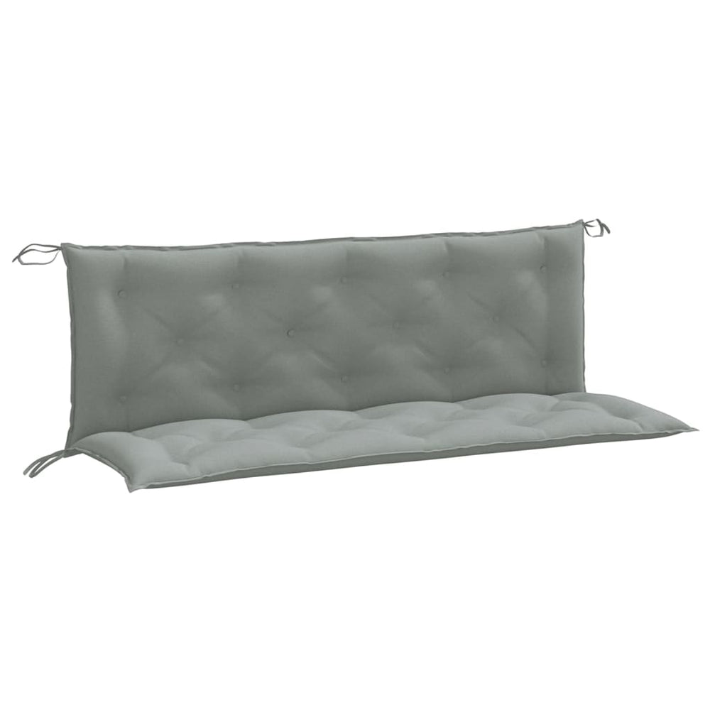 Gartenbank Auflagen Hellgrau 150x50 cm, 2er Set