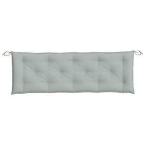 Gartenbank Auflagen Hellgrau 150x50 cm, 2er Set