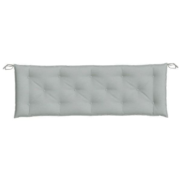 Gartenbank Auflagen Hellgrau 150x50 cm, 2er Set