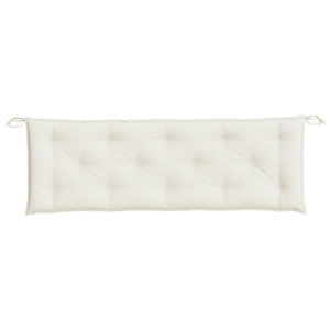Gartenbank Auflagen Creme 150x50 cm 2er Set