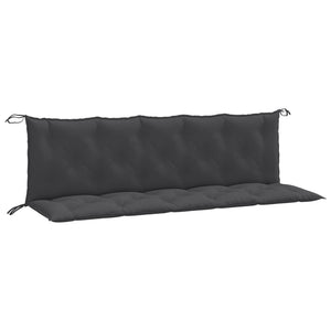 Gartenbank Auflagen Anthrazit 180 cm, 2er-Set