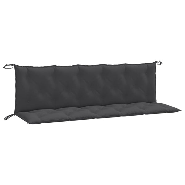 Gartenbank Auflagen Anthrazit 180 cm, 2er-Set