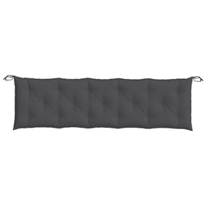 Gartenbank Auflagen Anthrazit 180 cm, 2er-Set
