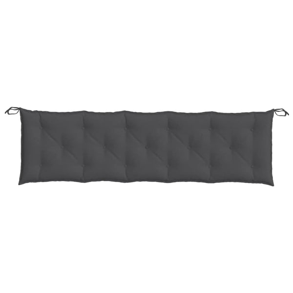 Gartenbank Auflagen Anthrazit 180 cm, 2er-Set