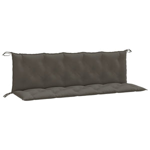 Gartenbank Auflagen 2er Set Dunkelgrau 180 cm