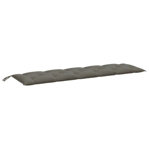 Gartenbank Auflagen 2er Set Dunkelgrau 180 cm