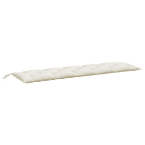 Gartenbank Auflagen Creme 180x50cm 2er Set