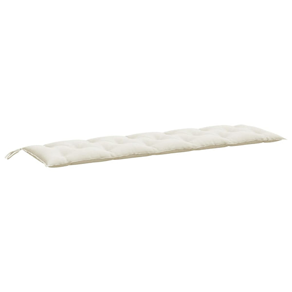 Gartenbank Auflagen Creme 180x50cm 2er Set