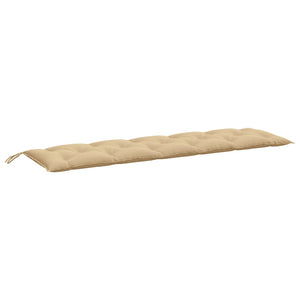 Gartenbank Auflagen Beige 180x50 cm, 2er Set