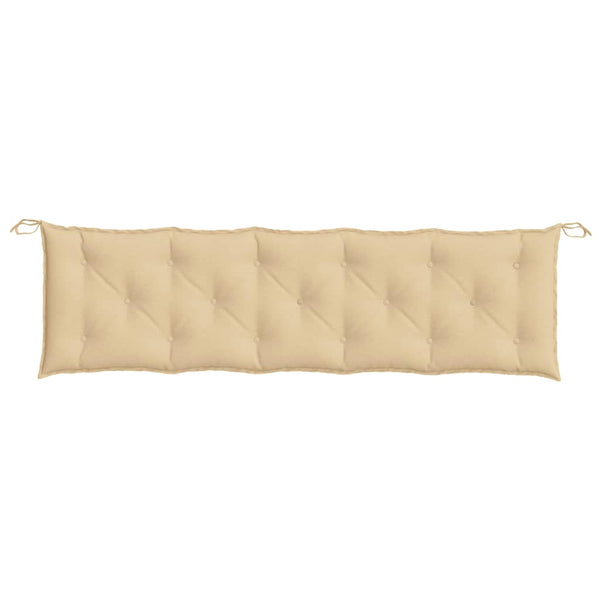 Gartenbank Auflagen Beige 180x50 cm, 2er Set
