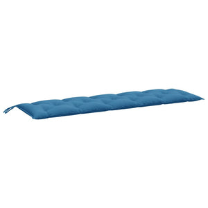 Gartenbank Auflagen Blau Melange 180x50 cm, 2er Set
