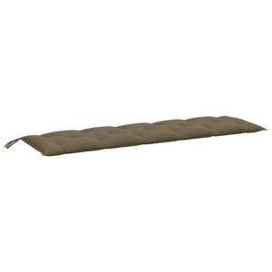 Gartenbank Auflagen Melange Taupe 180 cm, 2er-Set