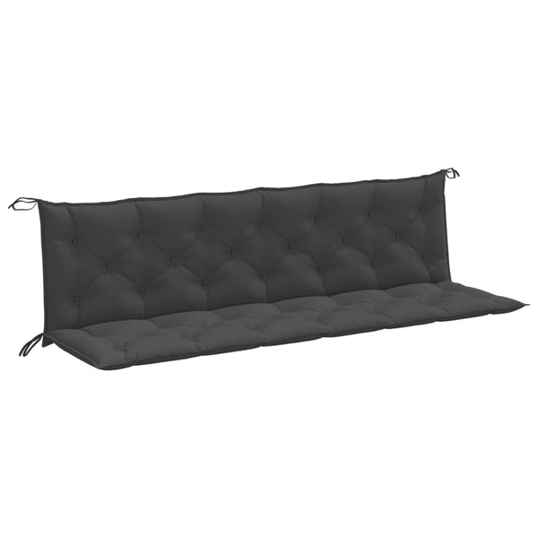 Gartenbankauflagen 2er Set Anthrazit 200x50 cm