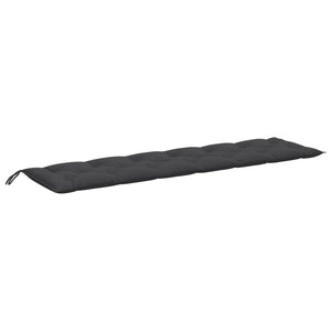 Gartenbankauflagen 2er Set Anthrazit 200x50 cm