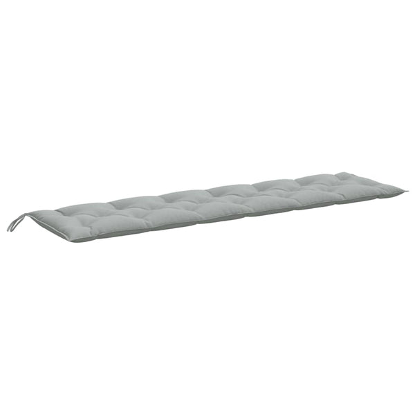 Gartenbank Auflagen Hellgrau 200x50 cm, 2er Set