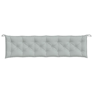 Gartenbank Auflagen Hellgrau 200x50 cm, 2er Set