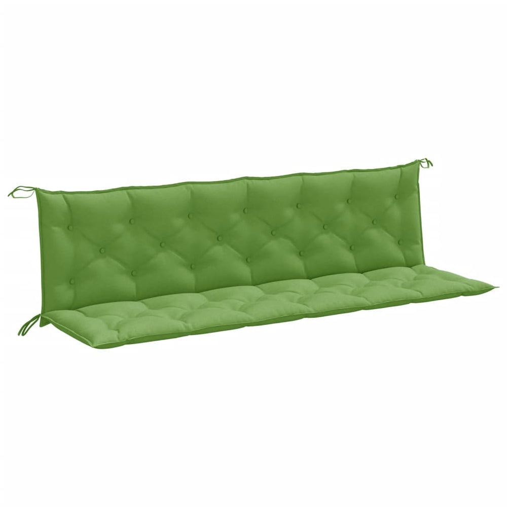 Gartenbank Auflagen Grün 2er Set 200x50 cm
