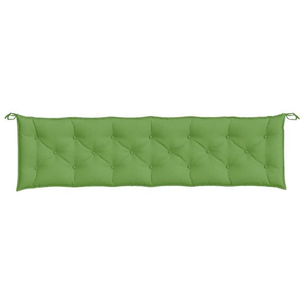 Gartenbank Auflagen Grün 2er Set 200x50 cm