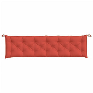 Gartenbank Auflagen Rot 2er Set 200x50 cm
