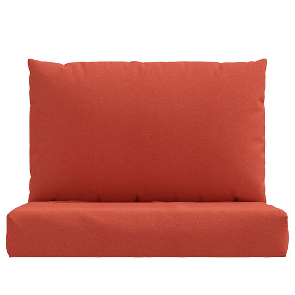 Palettenkissen 2er Set Rot Melange