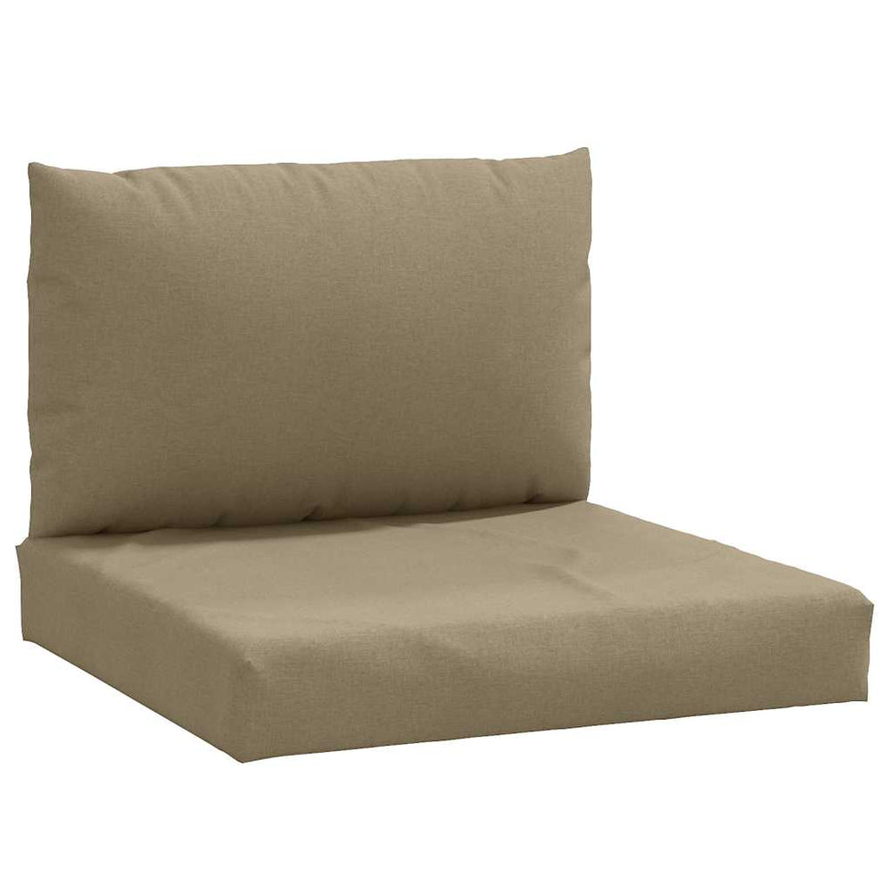 Palettenkissen 2er Set Taupe