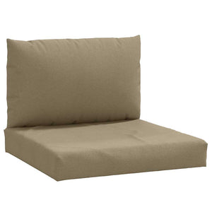 Palettenkissen 2er Set Taupe