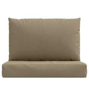 Palettenkissen 2er Set Taupe