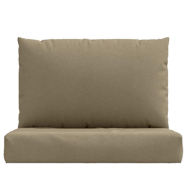 Palettenkissen 2er Set Taupe