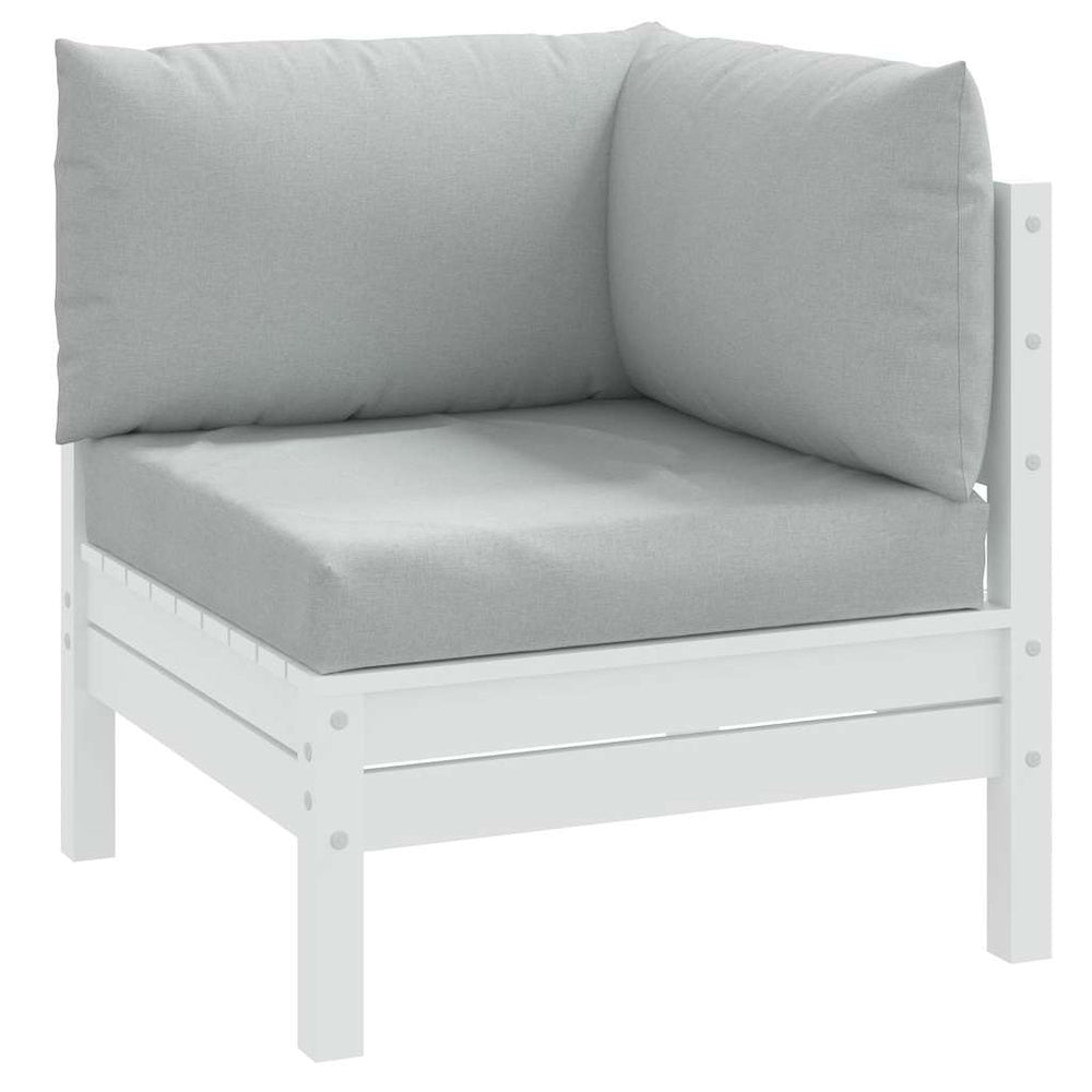 Palettenkissen 3-teilig Hellgrau