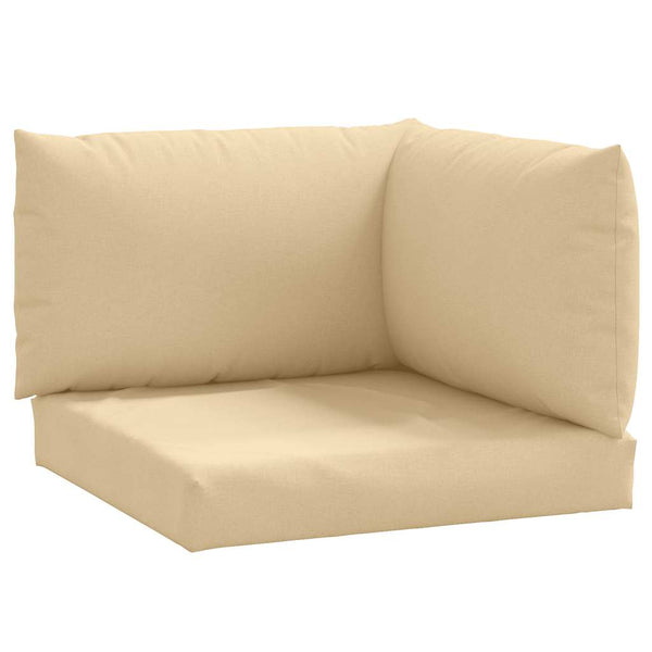 Palettenkissen 3-teilig Beige Melange