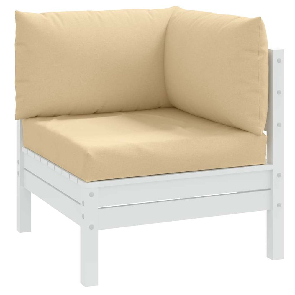 Palettenkissen 3-teilig Beige Melange