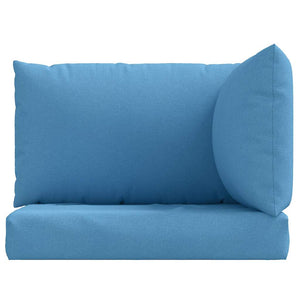 Palettenkissen 3-teilig Melange Blau