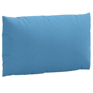 Palettenkissen 3-teilig Melange Blau