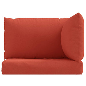 Palettenkissen 3-teilig Rot Melange