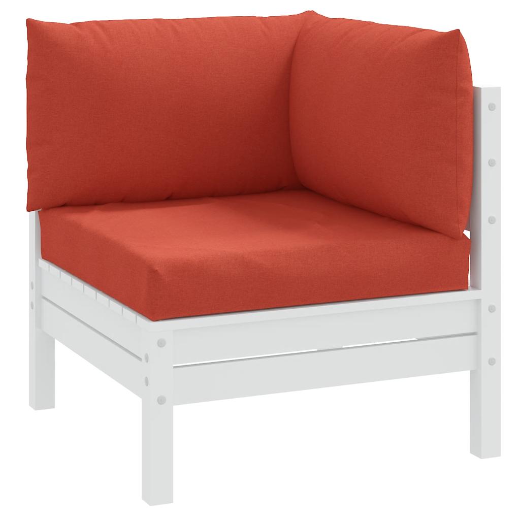 Palettenkissen 3-teilig Rot Melange