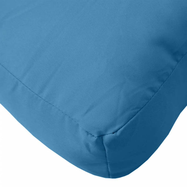 Blaues Palettenkissen 60x60 cm