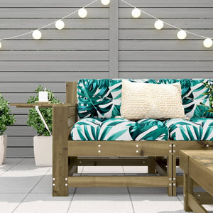 Gartensofa Kiefer mit Beistelltisch