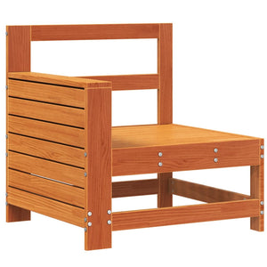 Gartensofa Kiefer Massivholz mit Armlehne