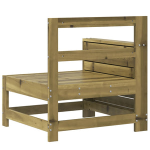 Gartensofa mit Armlehne aus Kiefernholz