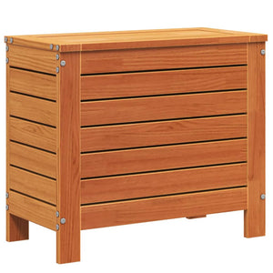 Gartenhocker Wachsbraun Kiefer Massivholz