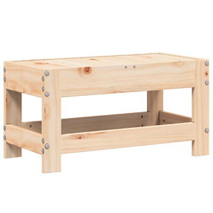Gartenhocker Kiefer Massivholz 62x30x32 cm