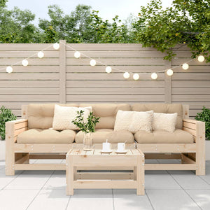 Gartenhocker Kiefer Massivholz 62x30x32 cm