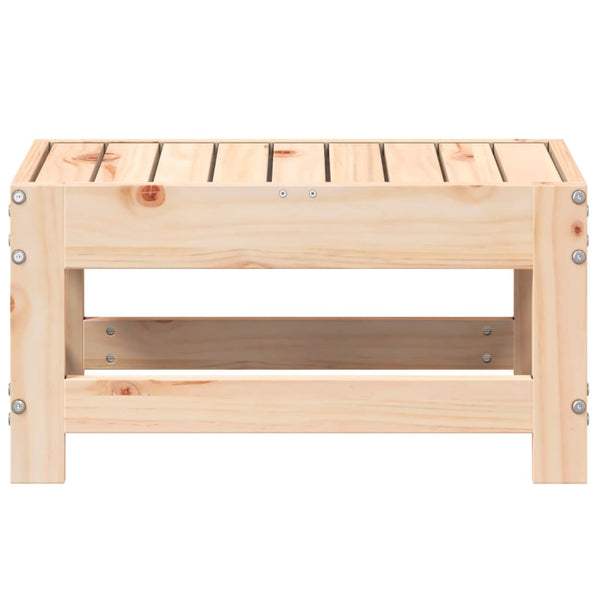 Gartenhocker Kiefer Massivholz 62x30x32 cm