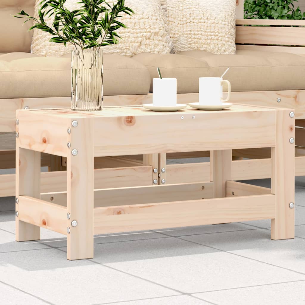 Gartenhocker Kiefer Massivholz 62x30x32 cm