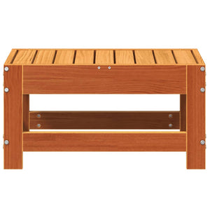 Gartenhocker Wachsbraun Kiefer Massivholz 62cm