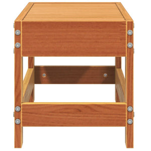 Gartenhocker Wachsbraun Kiefer Massivholz 62cm