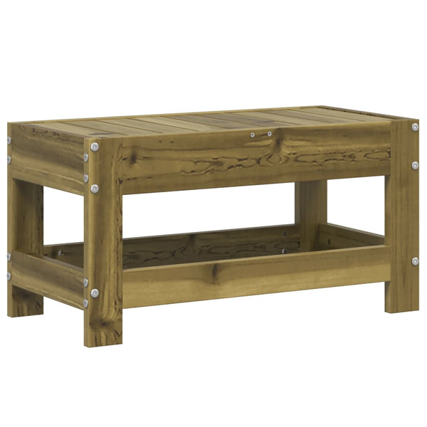 Gartenhocker Kiefernholz 62x30x32 cm