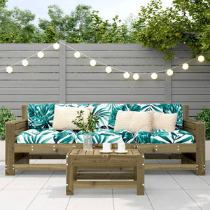Gartenhocker Kiefernholz 62x30x32 cm