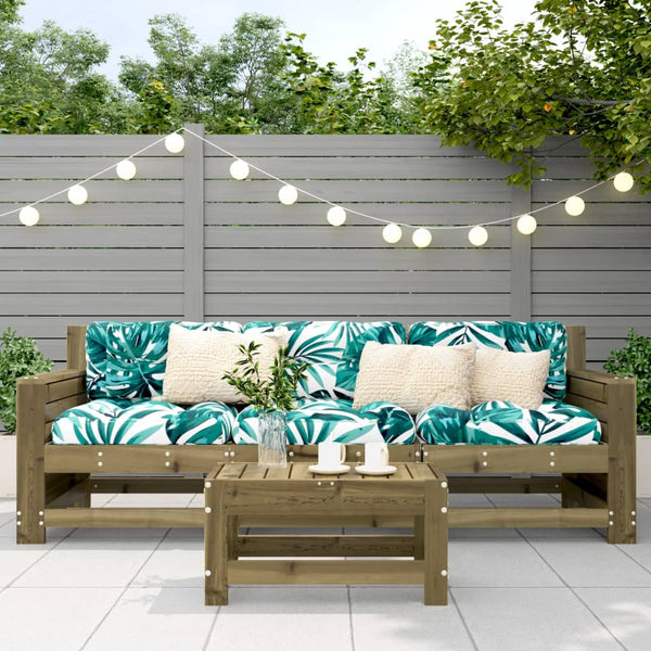 Gartenhocker Kiefernholz 62x30x32 cm
